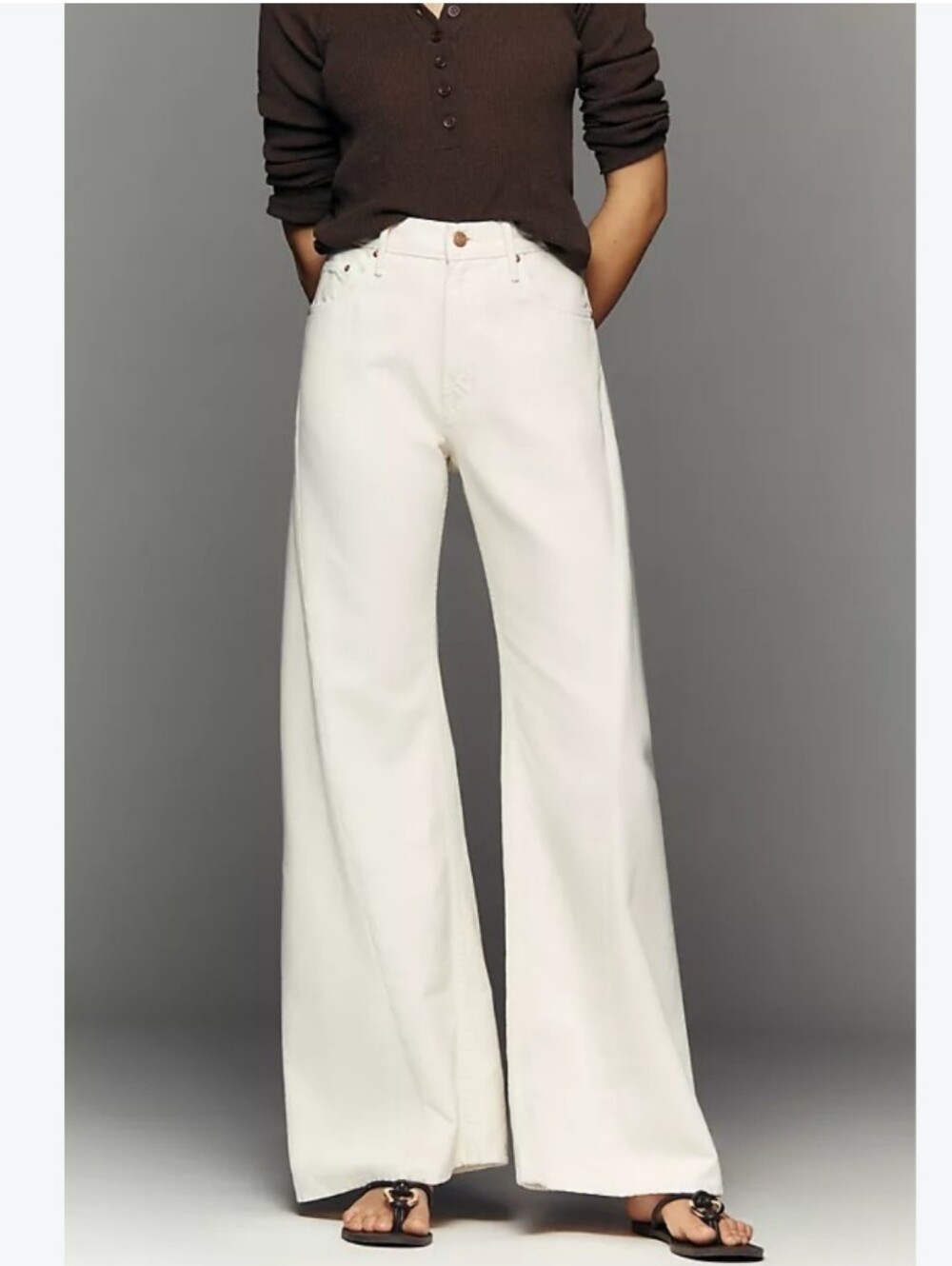MOTHER The Lemon Twist Sneak In Natural 30 NWT